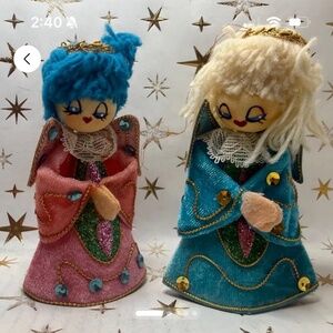 Set of vintage angels